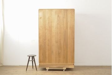 中古　飯澤　衣装盆15杯付き!たっぷり収納できる加茂桐箪笥(四方丸、胴厚、総桐箪笥、総桐たんす、着物箪笥、引き出し、和タンス)(R-057619)