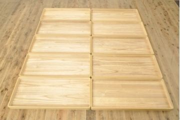 中古　伝統工芸士・吉沢昭次 作　アクセサリーも一緒にしまっておける! 収納力抜群の加茂桐箪笥(定価約140万円)(胴厚、桐たんす、着物箪笥、和タンス、衣装箪笥、引き出し)(R-057620)