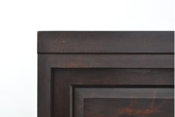 中古　松本民芸家具　脚(台輪)付きリメイク　コンパクトなサイズが魅力的な和タンス(収納棚、着物箪笥、戸棚、引き出し、衣装盆)(R-057624)