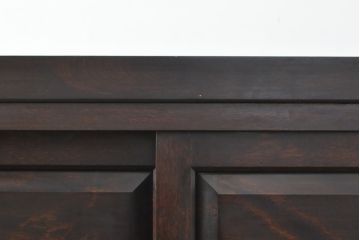 中古　松本民芸家具　脚(台輪)付きリメイク　コンパクトなサイズが魅力的な和タンス(収納棚、着物箪笥、戸棚、引き出し、衣装盆)(R-057624)
