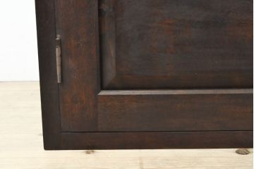 中古　松本民芸家具　脚(台輪)付きリメイク　コンパクトなサイズが魅力的な和タンス(収納棚、着物箪笥、戸棚、引き出し、衣装盆)(R-057624)