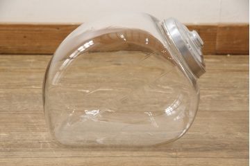 アンティーク雑貨　当時物　昭和レトロ　6連猫瓶(ガラス瓶、菓子瓶、菓子びん、菓子ビン)(R-057631)