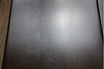 中古　最高級品　鉄刀木(タガヤサン)無垢材　内部が銅製の関西火鉢(ローテーブル、長火鉢、座卓、リビングテーブル、囲炉裏)(R-057632)