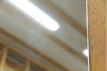 中古　美品　屋久杉　密に詰まった杢目が美しいワードローブ(定価約70万円)(洋服タンス、収納棚)(R-057634)