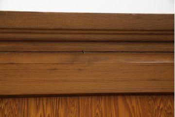 中古　美品　屋久杉　密に詰まった杢目が美しいワードローブ(定価約70万円)(洋服タンス、収納棚)(R-057634)
