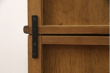 中古　美品　屋久杉　密に詰まった杢目が美しいワードローブ(定価約70万円)(洋服タンス、収納棚)(R-057634)
