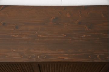 ラフジュ工房オリジナル　古建具リメイク　落ち着きのある和の趣を演出するリビングボード(収納棚、戸棚、テレビ台、ローボード、サイドボード)(R-057640)