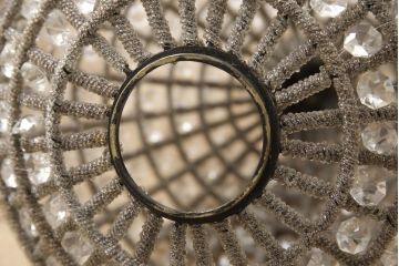 ビンテージ照明　フランスヴィンテージ　華やかなムード作りにおすすめなシャンデリア(吊り下げ照明、天井照明)(R-057646)