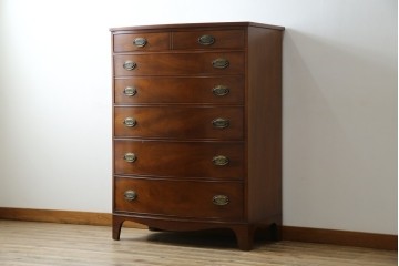 中古　ヘリテイジヘンレドン(Heritage　Henredon)　マホガニー材　上品でクラシカルな雰囲気を漂わせるチェスト　(R-057647)