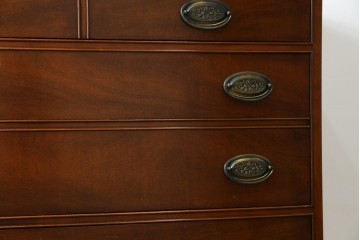 中古　ヘリテイジヘンレドン(Heritage　Henredon)　マホガニー材　上品でクラシカルな雰囲気を漂わせるチェスト　(R-057647)