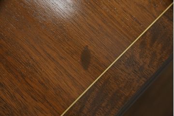 イギリスアンティーク　最高級　真鍮象嵌入り　マホガニー材　ホームパーティーにもおすすめ! 特大エクステンションテーブル(ダイニングテーブル)(R-057651)