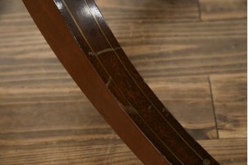 イギリスアンティーク　最高級　真鍮象嵌入り　マホガニー材　ホームパーティーにもおすすめ! 特大エクステンションテーブル(ダイニングテーブル)(R-057651)