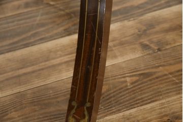イギリスアンティーク　最高級　真鍮象嵌入り　マホガニー材　ホームパーティーにもおすすめ! 特大エクステンションテーブル(ダイニングテーブル)(R-057651)