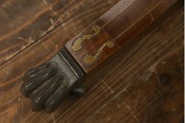 イギリスアンティーク　最高級　真鍮象嵌入り　マホガニー材　ホームパーティーにもおすすめ! 特大エクステンションテーブル(ダイニングテーブル)(R-057651)