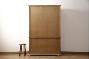 中古　民芸家具　屋久杉を贅沢に使用した木の温もりあふれる重ね箪笥(衣装箪笥、引き出し、チェスト、引き出し10杯)(R-057653)