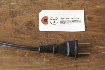 中古　伝統工芸　希少　絶版品　軽井沢彫り　一彫堂　桜の彫が美しく上品なテーブルスタンド(スタンドランプ、デスクスタンド、卓上)(R-057654)