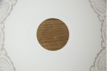 中古　伝統工芸　希少　絶版品　軽井沢彫り　一彫堂　桜の彫が美しく上品なテーブルスタンド(スタンドランプ、デスクスタンド、卓上)(R-057654)