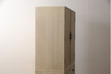 中古　凛とした佇まいが魅力の加茂総桐帯箪笥(胴厚、総桐たんす、着物箪笥、衣装箪笥、整理タンス)(定価約110万円)(R-057655)