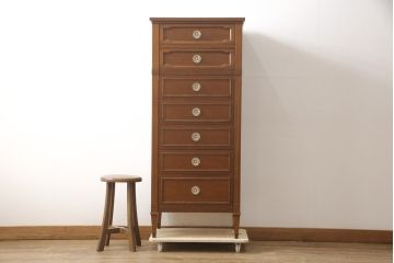 中古　美品　DREXEL HERITAGE(ドレクセルヘリテイジ)　Triune(トライユン)　ランジェリーチェスト(サイドチェスト、引き出し)(定価約43万円)(R-057656)
