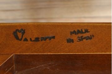 中古　バロッサバレンティ(VARO,S.A. VALENTI)　優雅な曲線美の猫脚と背もたれのデザインがクラシカルな雰囲気を高めるダイニングチェア2脚セット(椅子)(2脚で定価約35万円)(R-057676)