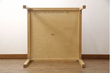 北欧ビンテージ　スウェーデン　GARSNAS(ヤシネス)　コンテンポラリー　個性的な図柄が目を引くセンターテーブル(ローテーブル、リビングテーブル、ヴィンテージ)(R-057678)