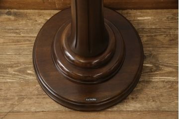 中古　カリモク家具(karimoku)　クラシカルな雰囲気を醸し出すポールハンガー(ホールハンガー、コートハンガー、帽子掛け、店舗什器)(R-057692)