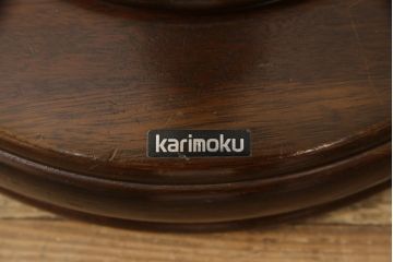 中古　カリモク家具(karimoku)　クラシカルな雰囲気を醸し出すポールハンガー(ホールハンガー、コートハンガー、帽子掛け、店舗什器)(R-057692)