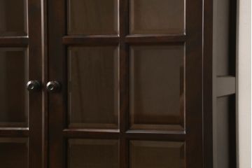 中古　北海道民芸家具　脚付きリメイク　落ち着きのある空間づくりに活躍するサイドボード(サイドキャビネット、収納棚、飾り棚)(R-057703)