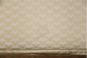 アメリカビンテージ　デュレスタ　アップホルスタリー(DURESTA　UPHOLSTERY)　気品漂うエレガントなバックレスソファ(アームソファ、ベンチ、2人掛け、ヴィンテージ)(R-057710)