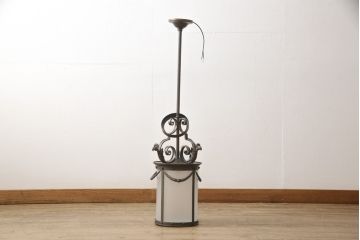 和製アンティーク　明治大正期　美品　ディティールにこだわったデザインが魅力!洋館で使われていた重厚な真鍮製天井照明(シャンデリア、吊り下げ照明、ペンダントライト)(R-057719)