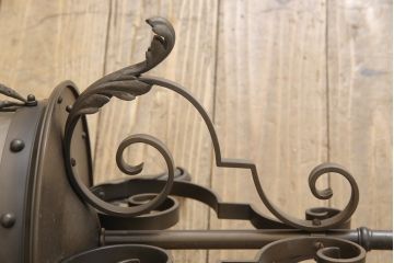 和製アンティーク　明治大正期　美品　ディティールにこだわったデザインが魅力!洋館で使われていた重厚な真鍮製天井照明(シャンデリア、吊り下げ照明、ペンダントライト)(R-057719)