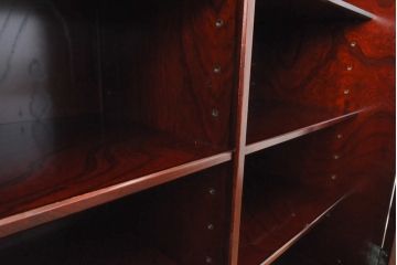 中古　二本松工藝館　田中家具　重厚感ある佇まいが魅力的な水屋箪笥(キャビネット、食器棚、戸棚、収納棚)(R-057728)