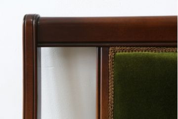 中古　美品　神戸洋家具　メープル不二屋　上品な佇まいが魅力的なアームチェア(ダイニングチェア、1P、一人掛け)(R-057731)