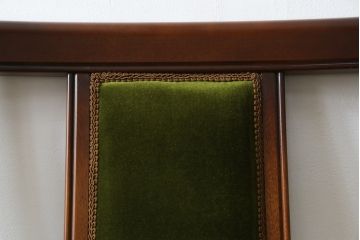 中古　美品　神戸洋家具　メープル不二屋　上品な佇まいが魅力的なアームチェア(ダイニングチェア、1P、一人掛け)(R-057731)