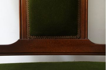 中古　美品　神戸洋家具　メープル不二屋　上品な佇まいが魅力的なアームチェア(ダイニングチェア、1P、一人掛け)(R-057731)