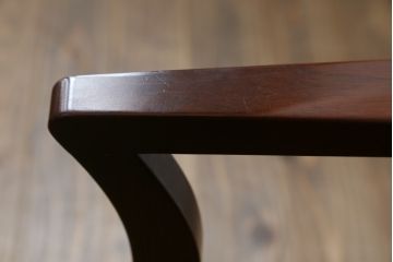 中古　美品　神戸洋家具　メープル不二屋　上品な佇まいが魅力的なアームチェア(ダイニングチェア、1P、一人掛け)(R-057731)