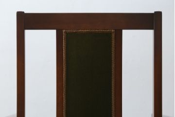 中古　美品　神戸洋家具　メープル不二屋　上品な佇まいが魅力的なアームチェア(ダイニングチェア、1P、一人掛け)(R-057731)