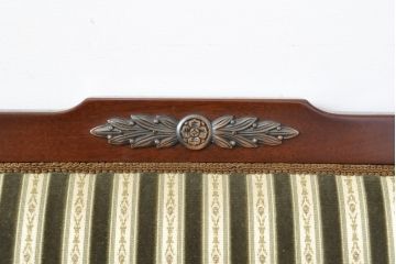 中古　美品　神戸洋家具　メープル不二屋　優雅な佇まいが魅力的な1人掛けソファ(ラウンジチェア、1P、一人掛け)(R-057733)