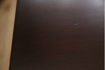 中古　神戸洋家具　メープル不二屋　クラシカルな佇まいが目を引くダイニングテーブル(定価約45万円)(4人掛け、6人掛け)(R-057739)