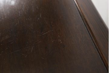 中古　特大六尺　花梨(カリン)材　品のある佇まいが美しい飾り棚(茶棚、収納棚、戸棚、唐木)(R-057750)