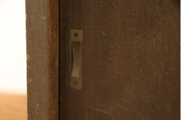 和製アンティーク　レトロで変わったデザインの本棚(飾り棚、収納棚、戸棚、キャビネット)(R-057756)