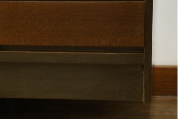 和製アンティーク　レトロで変わったデザインの本棚　(R-057756)