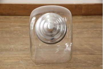 アンティーク雑貨　当時物　昭和レトロ　6連猫瓶(ガラス瓶、菓子瓶、菓子びん、菓子ビン)(R-057760)