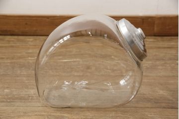 アンティーク雑貨　当時物　昭和レトロ　6連猫瓶(ガラス瓶、菓子瓶、菓子びん、菓子ビン)(R-057760)
