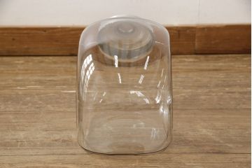 アンティーク雑貨　当時物　昭和レトロ　6連猫瓶(ガラス瓶、菓子瓶、菓子びん、菓子ビン)(R-057760)