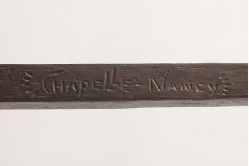 フランスアンティーク　アールヌーヴォー期　ミューラー兄弟(Muller Freres Luneville)　CHAPCLLE NANCY　ヴィトリフィカシオン彩　上質な空間を演出するフロアスタンド(スタンドライト、フロア照明、アールヌーボー)(定価約350万円)(R-057766)