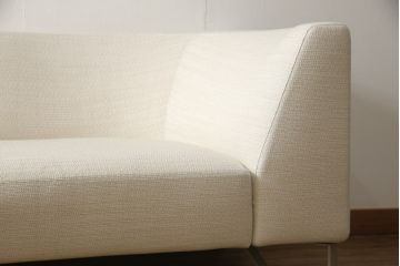 中古　超美品　arflex(アルフレックス)　VASCA(ヴァスカ)(ファブリックF3)　125DL+150R　2.5人掛けソファ(定価44万円+51万円=95万円)(2人掛けソファ、3人掛けソファ)(R-057777)