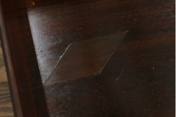 中古　民芸家具　花梨(カリン、唐木)　深みのある色合いが美しい飾り棚(戸棚、茶棚、違い棚)(R-057784)