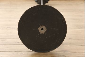 イギリスアンティーク　手工芸鍛造(ロートアイアン)　高級品!シンプルながら意匠を感じられるフロアスタンド(スタンド照明、スタンドライト、間接照明)(R-057795)
