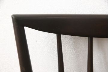 中古　美品　松本民芸家具　220F型　シックな佇まいが魅力的なチェア2脚セット(ダイニングチェア、板座チェア、椅子)(R-057809)